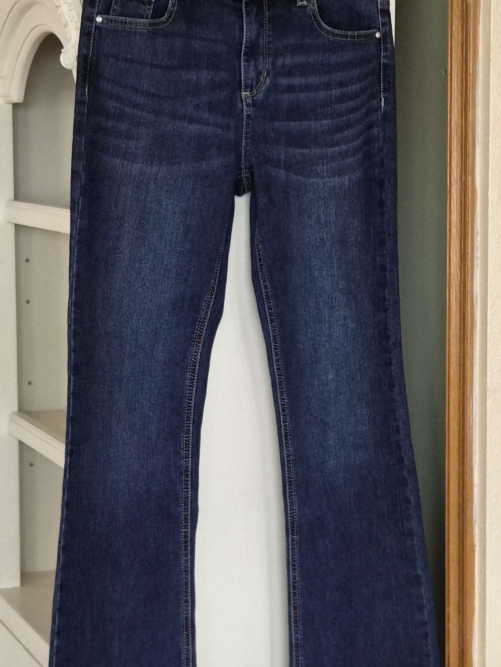 NWOT Jordache Dark Blue Flare Jeans 18 JR